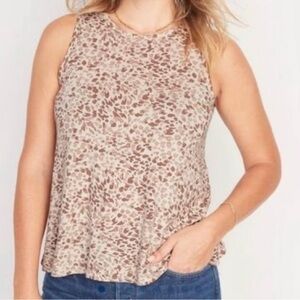 Old Navy Animal Print Tank Large